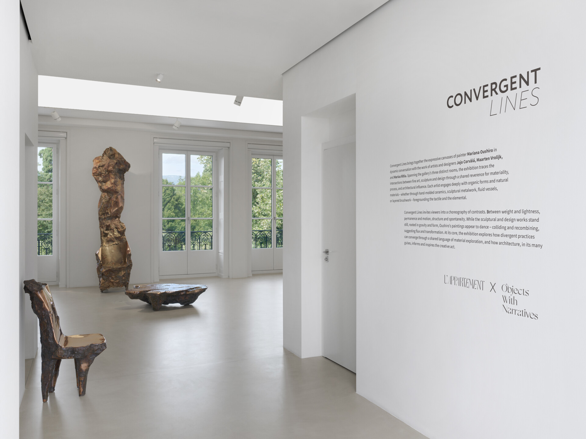 L'appartement Gallery, Convergent Lines Exhibition Photo By Annik Wetter. Courtesy Of L'appartement (2)