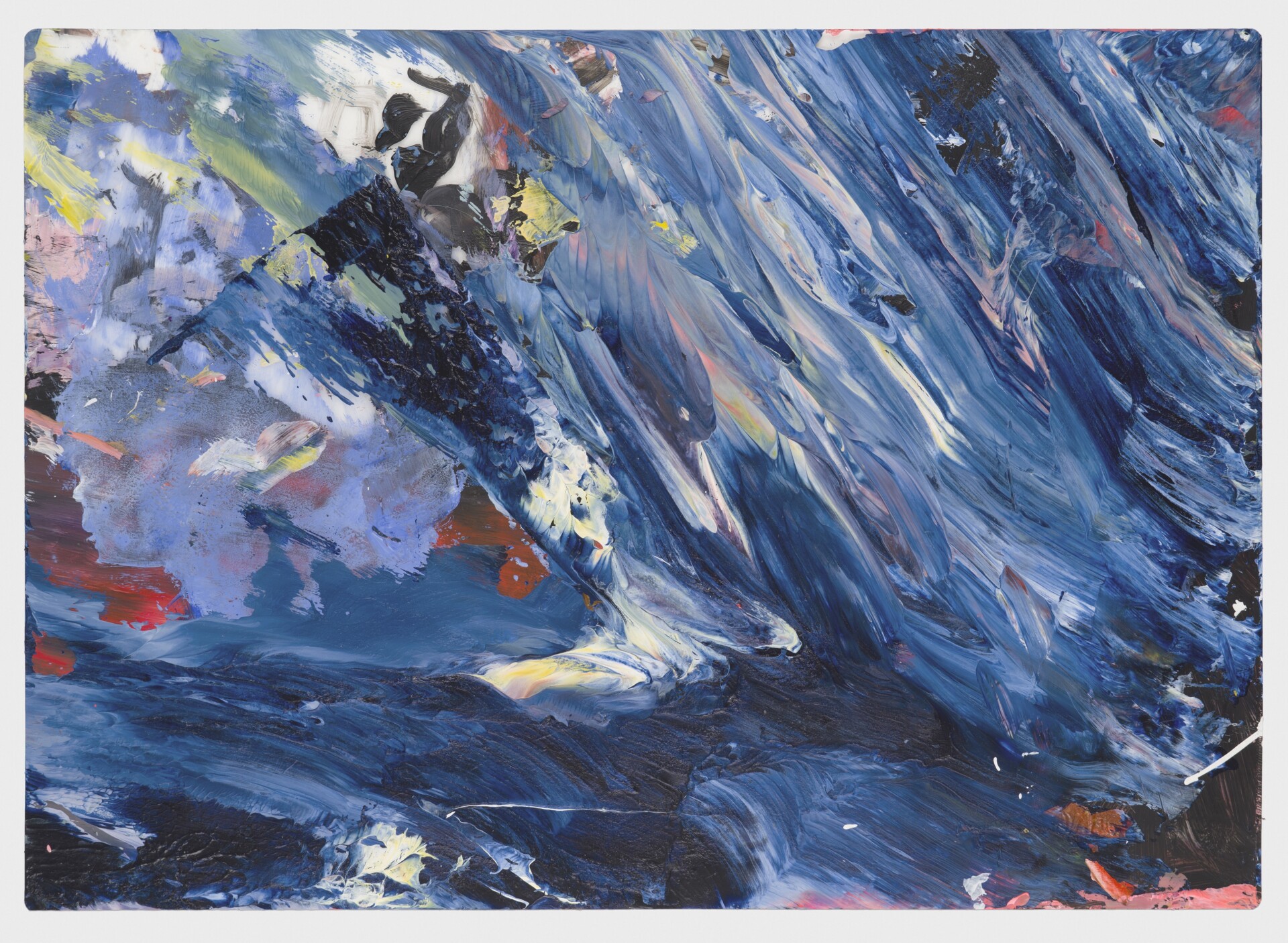 Oliver Coran Untitled 2025 Acrylic On Plastic 43 X 30 Cm